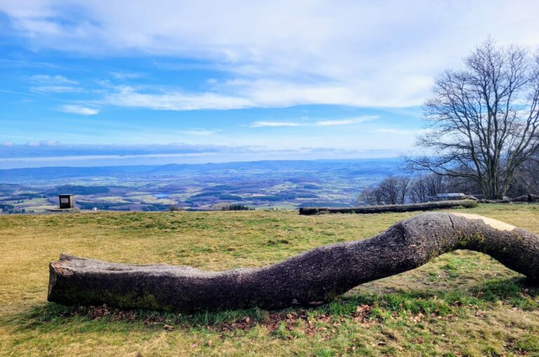 Le panorama depuis le sommet du mont Beuvray / Photo par Isabelle Dany pour Koikispass